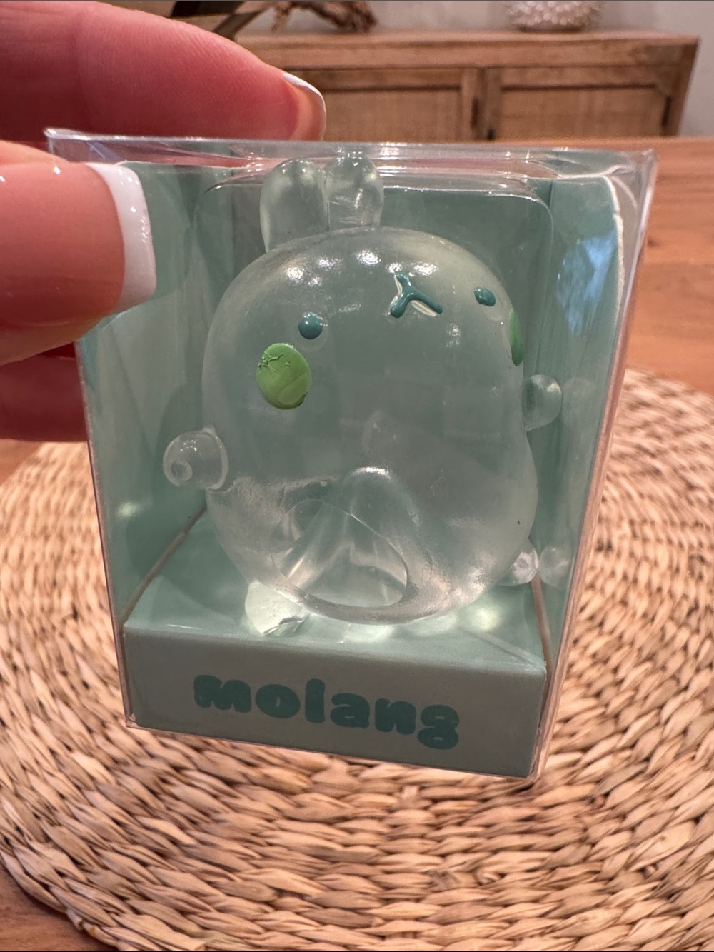 Molang Clear Mochi Squishy